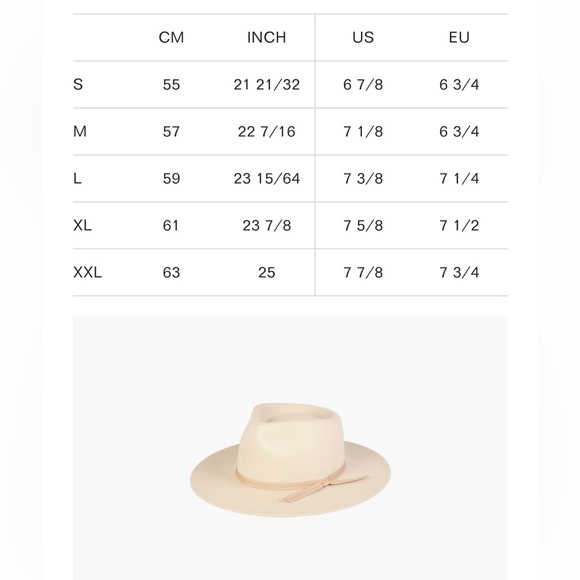 LACK OF COLOR Ivory Zulu Medium WMS Hat - Picture 4 of 9